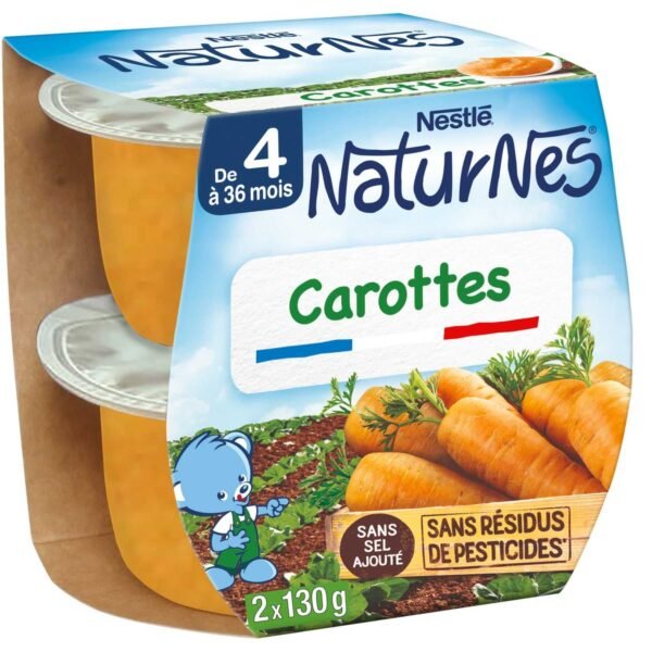 Essential Nutrients Pureed Carrots Baby Food