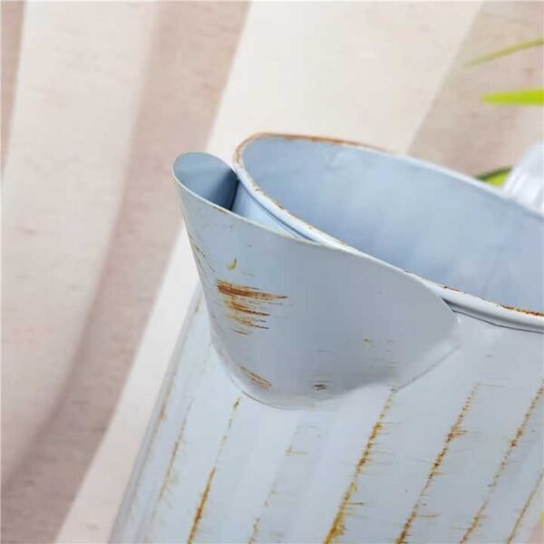 Handmade Retro Iron Kettle Planter