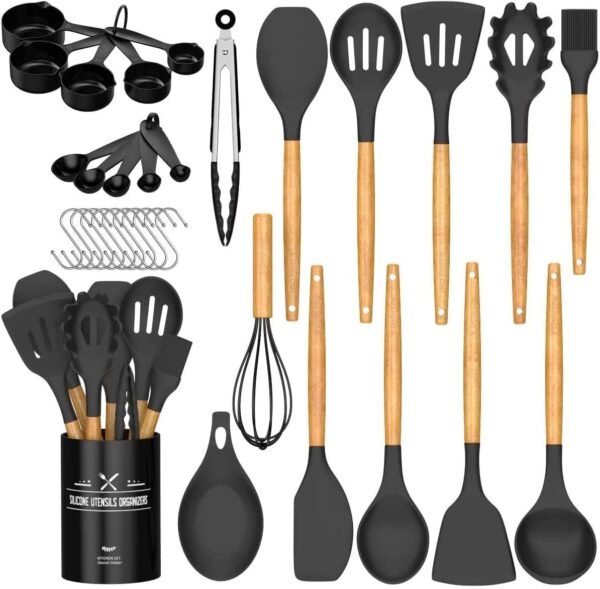 12-piece Silicone Food-grade Kitchen Utensils