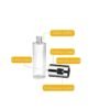 Stainless Steel And Glass Oil Sprayer