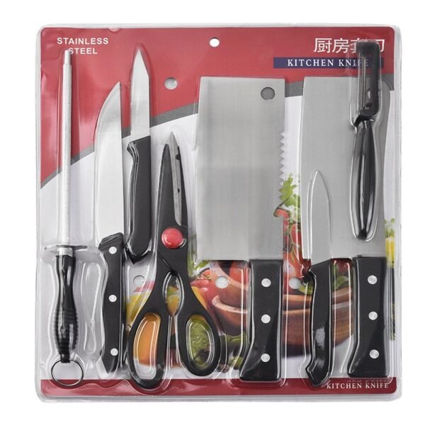 Premium 8-Piece Stainless Steel Knife Set