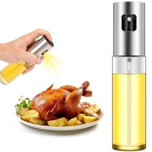 Stainless Steel And Glass Oil Sprayer