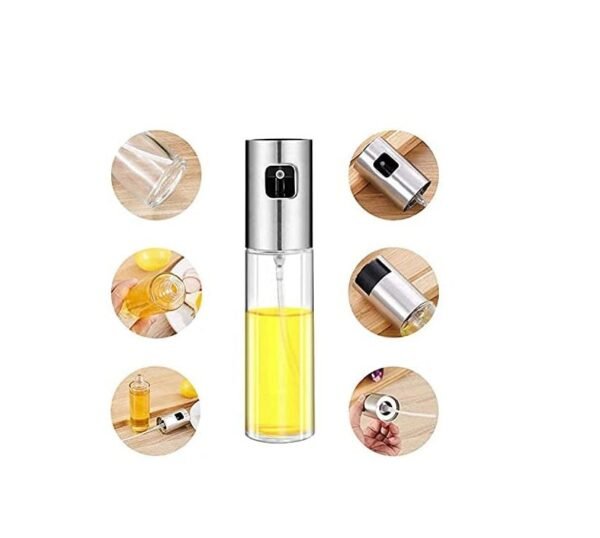 Stainless Steel And Glass Oil Sprayer